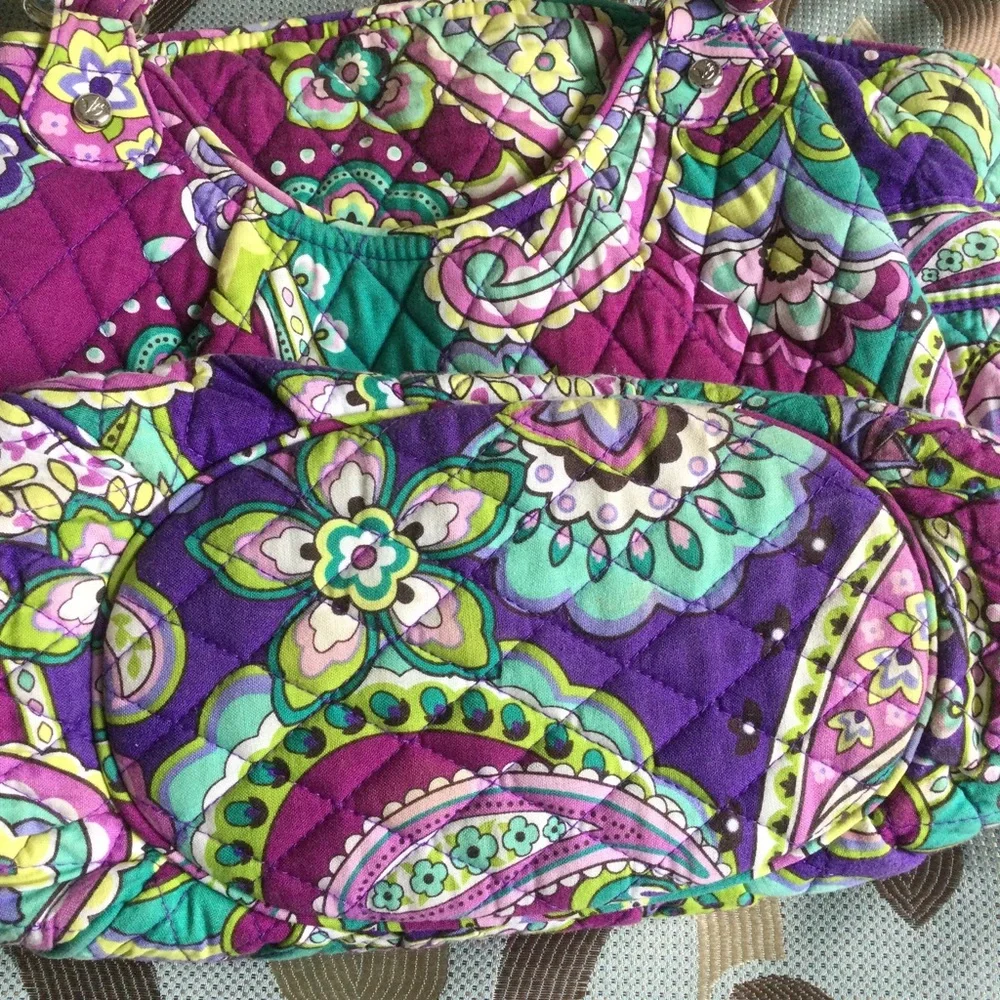 Vera Bradley Glenna Heather Pattern Shoulder Bag